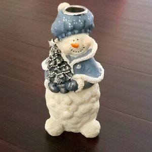 Snowman candlestick holder ⭐